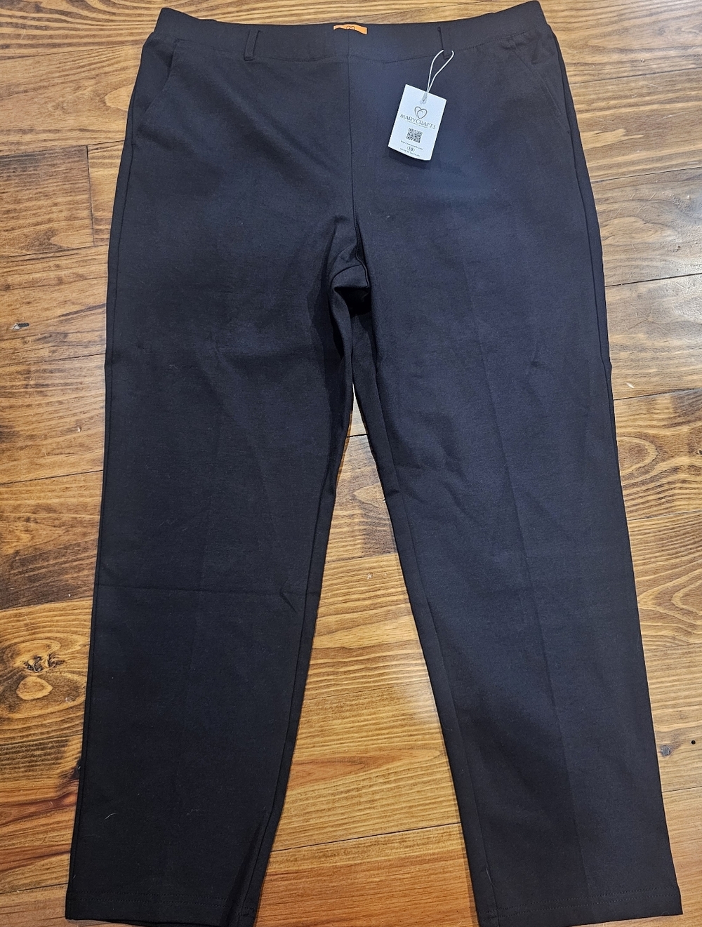 NWT Mary Crafts 18 Black Dress Pant Compression Stretch Tummy Control Office